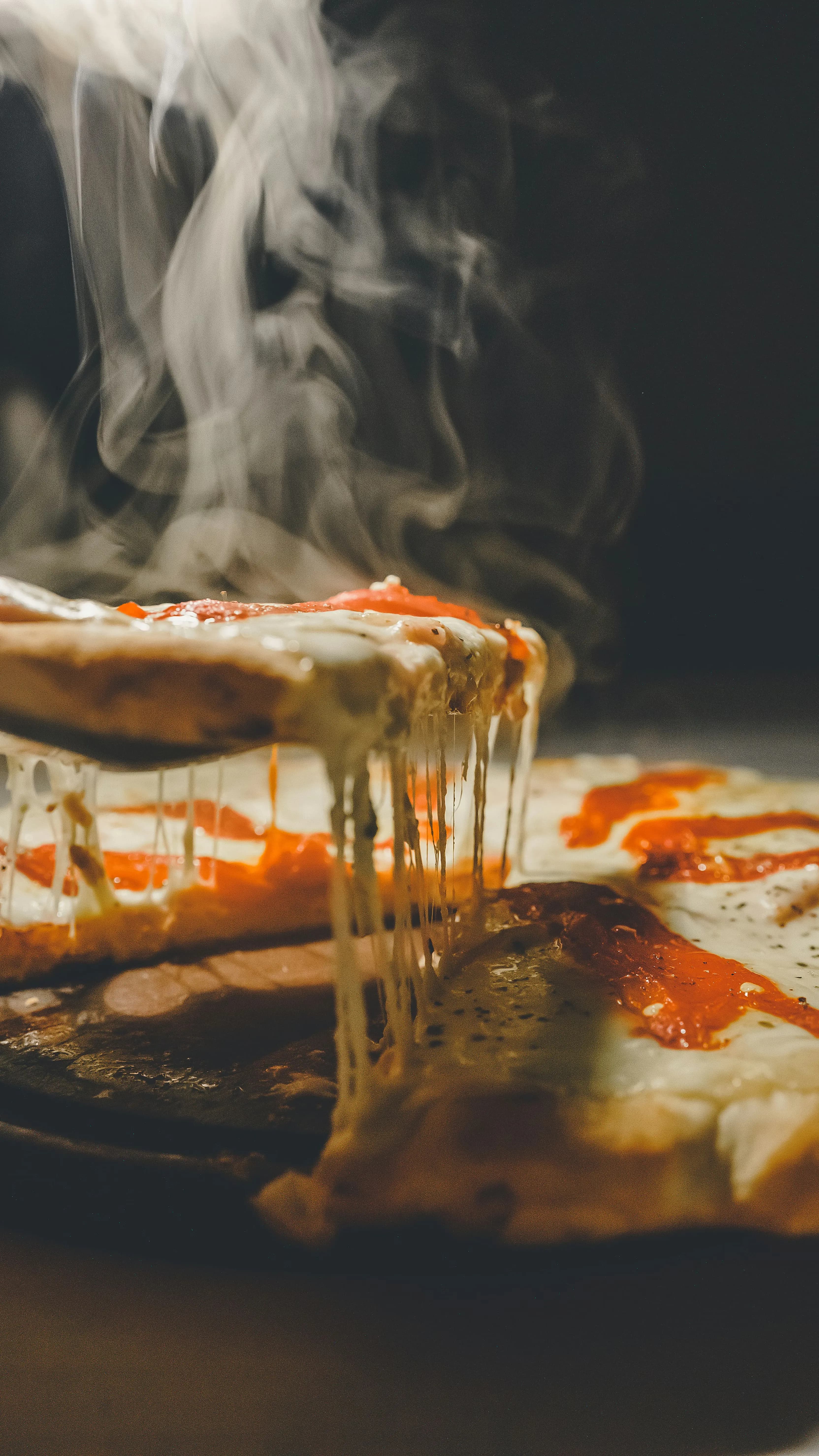 Pizza with toppings